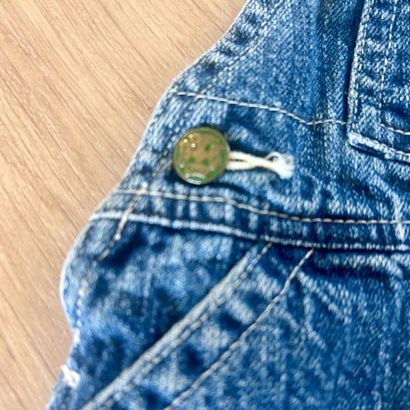 Vintage OshKosh B'gosh Blue Denim Overalls dress for Kids 12 months - Picture 3 of 5